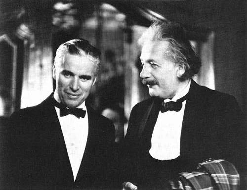 Chaplin und Einstein 1931