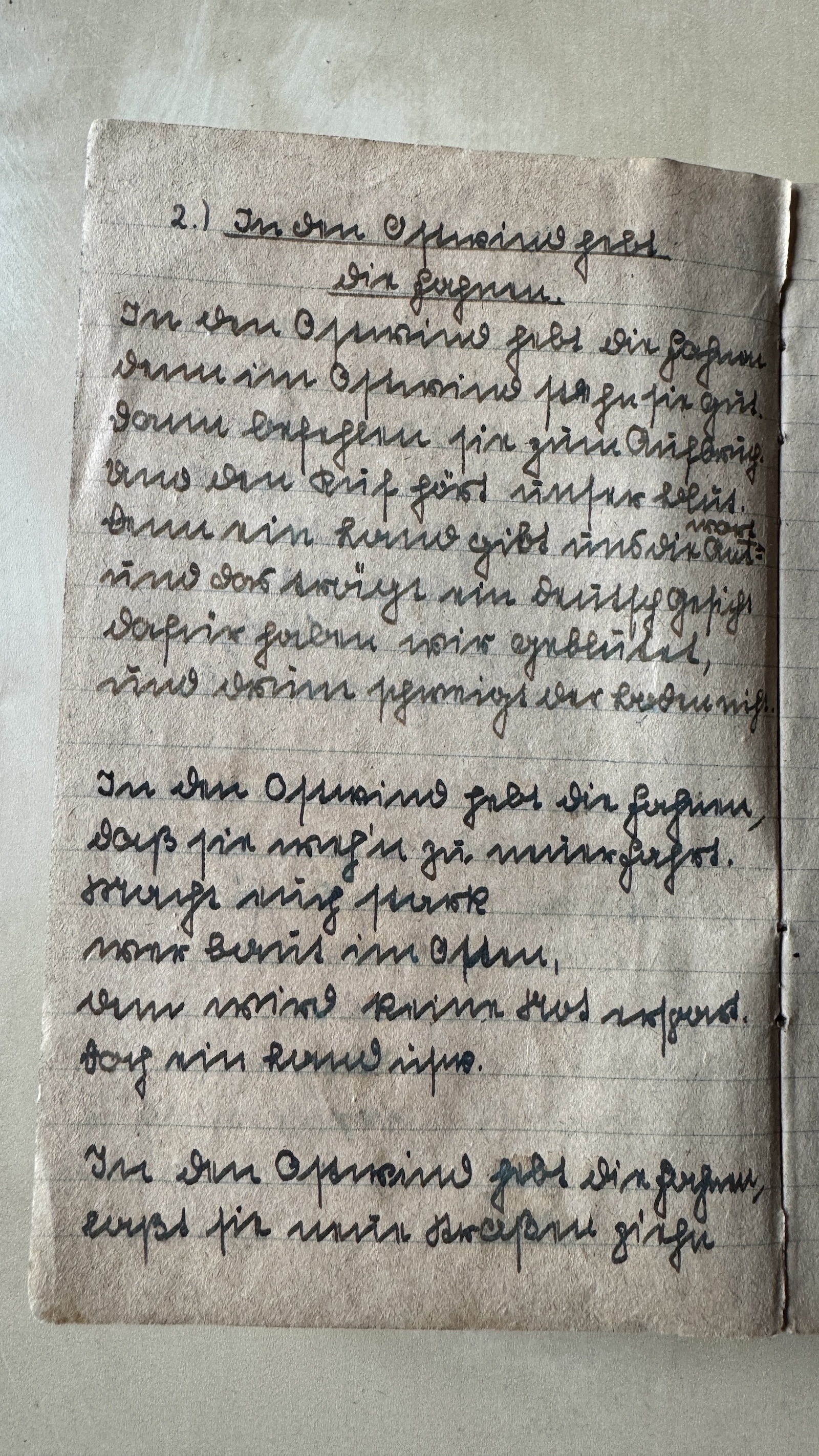 Original Liederbuch Seite 002