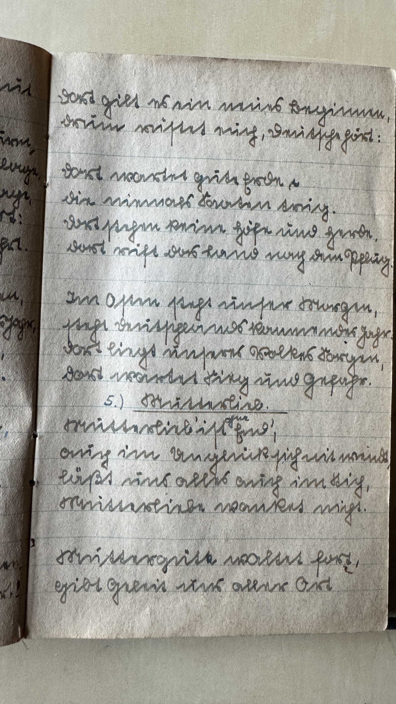 Original Liederbuch Seite 005