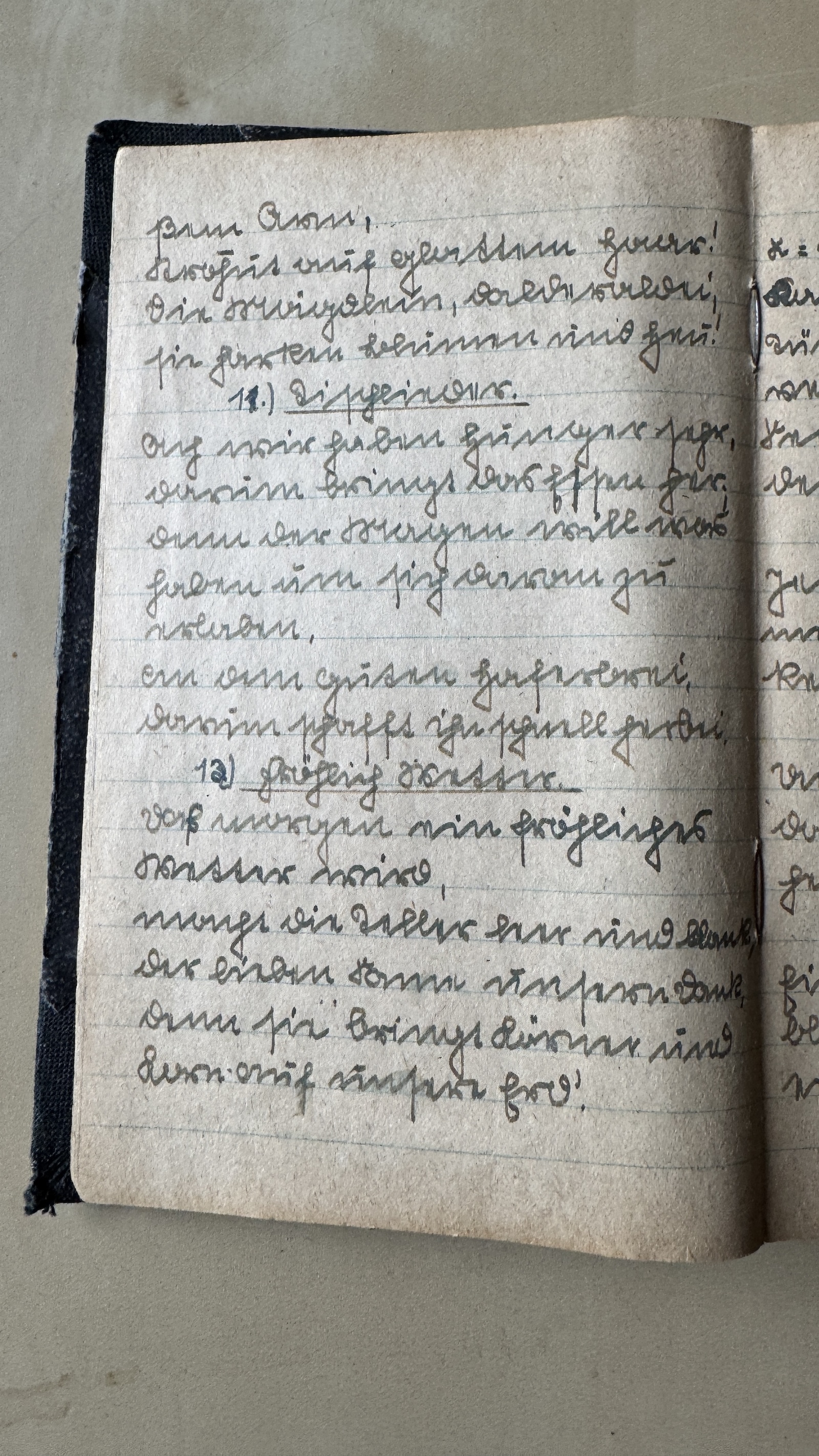 Original Liederbuch Seite 012