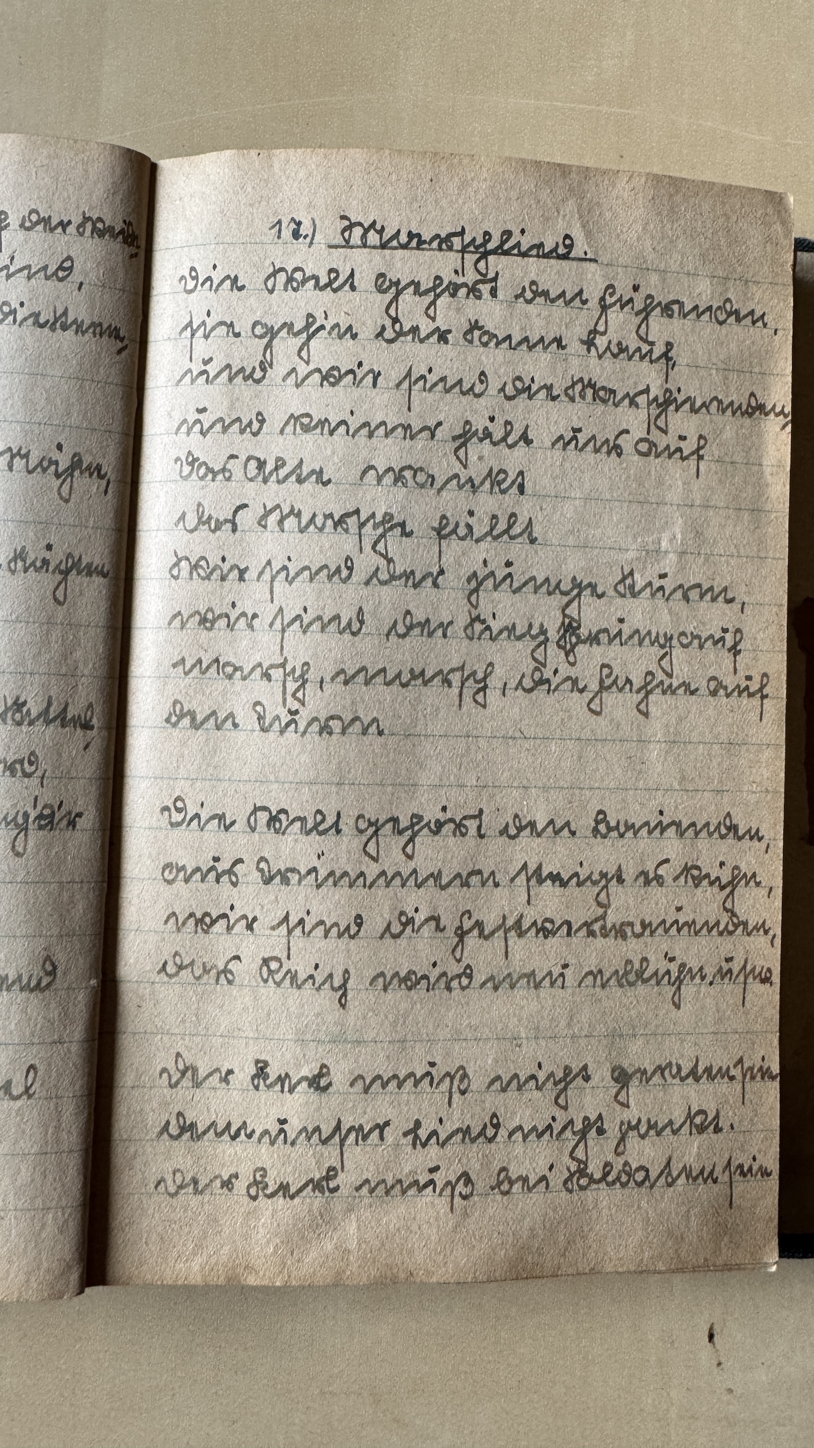 Original Liederbuch Seite 017