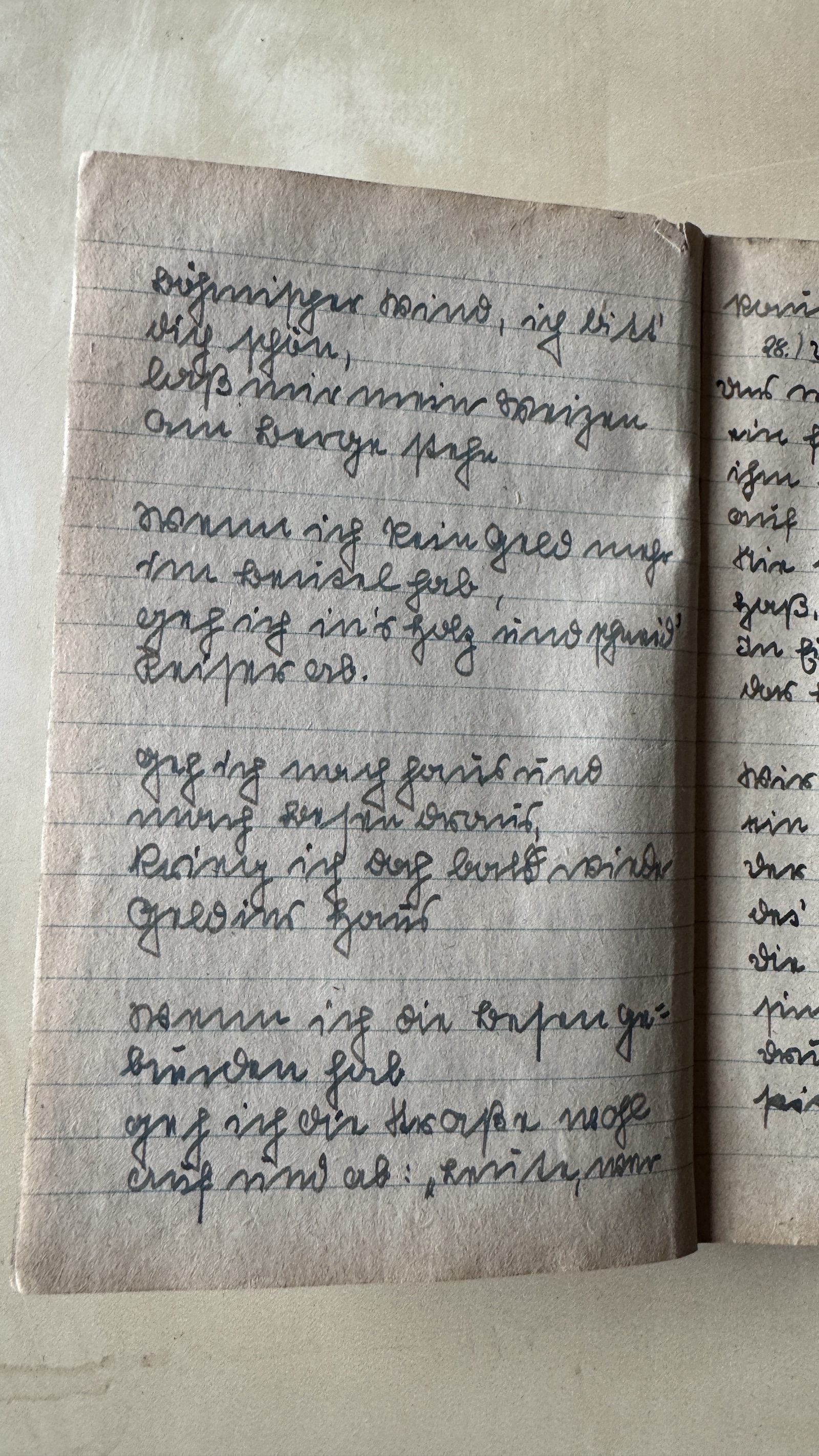 Original Liederbuch Seite 028