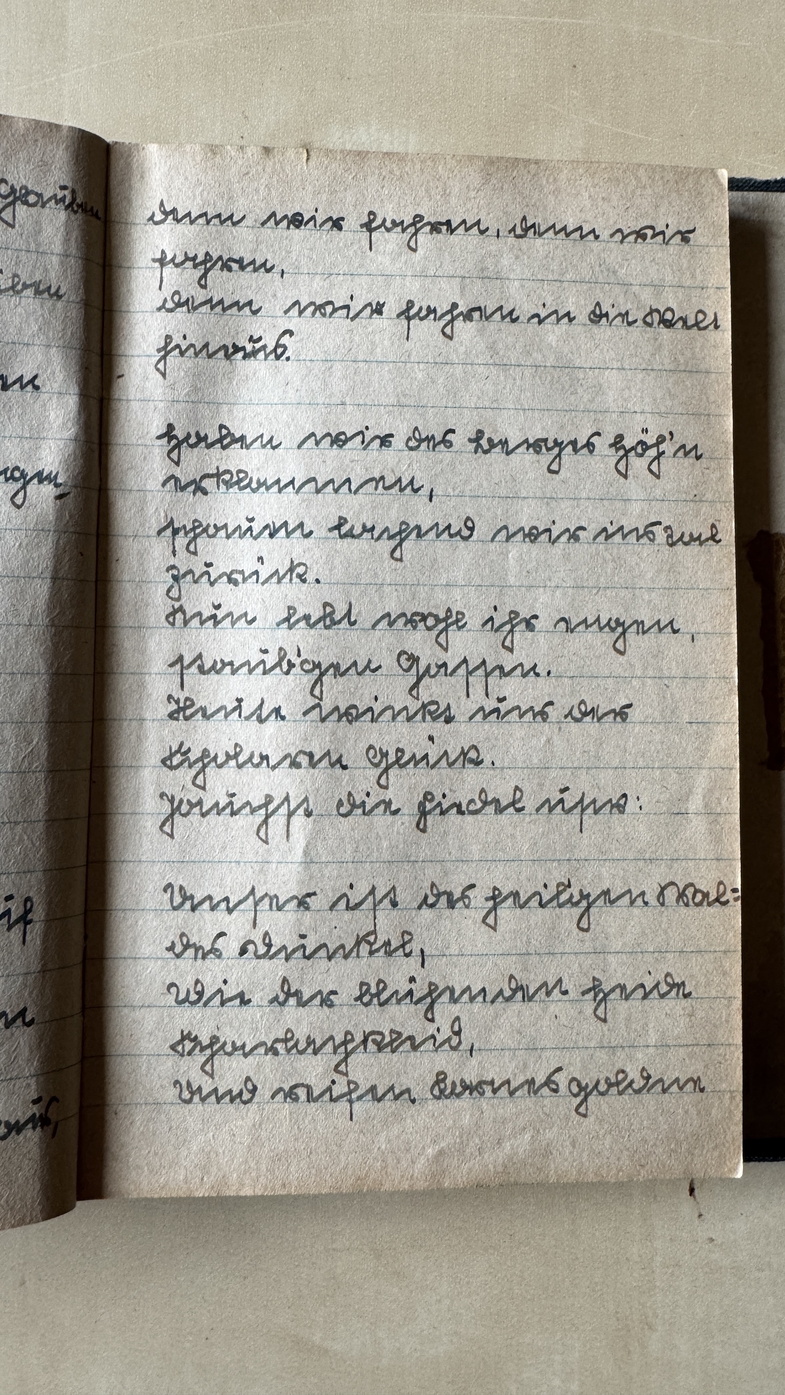 Original Liederbuch Seite 031