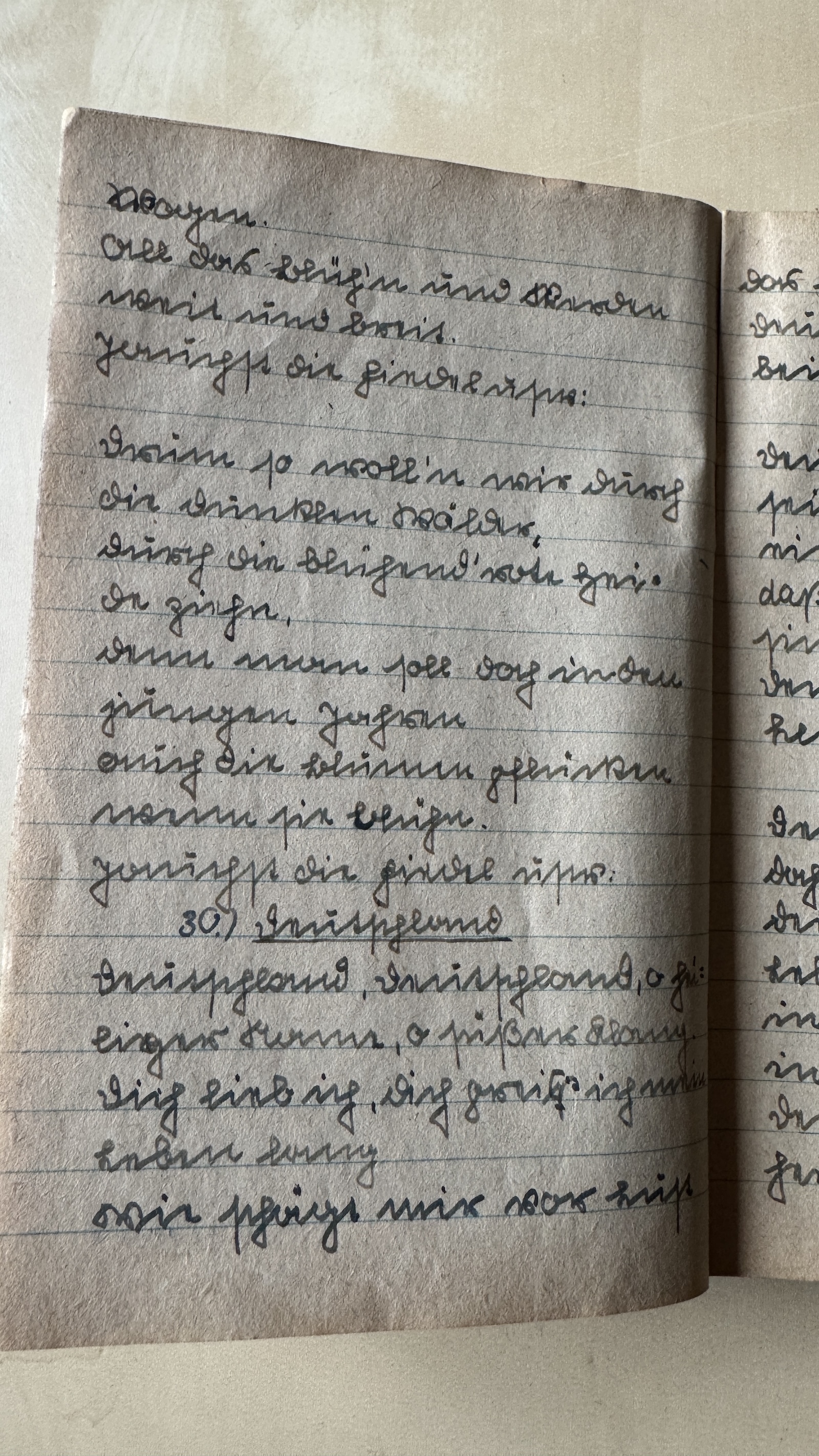 Original Liederbuch Seite 032