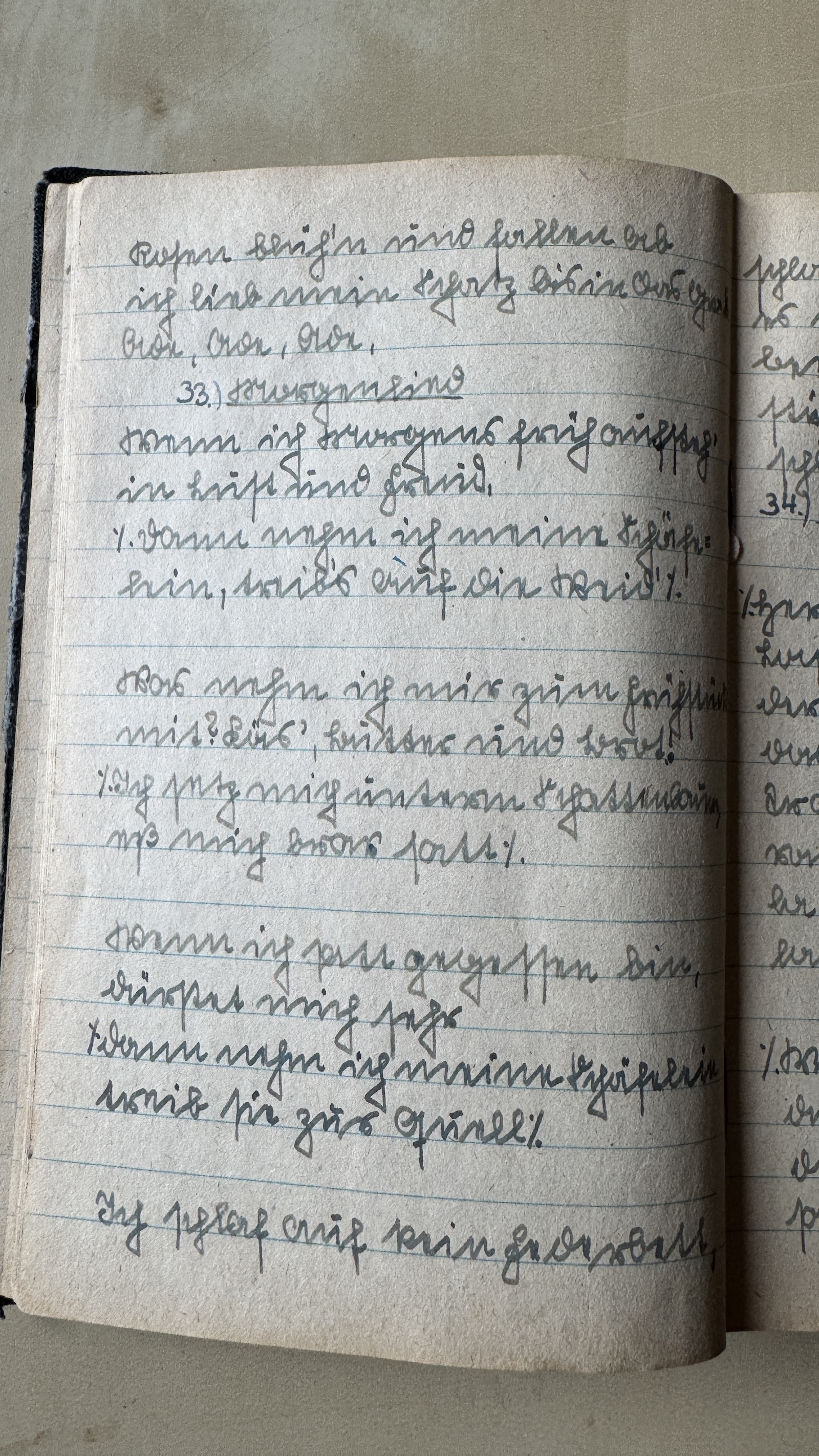 Original Liederbuch Seite 036