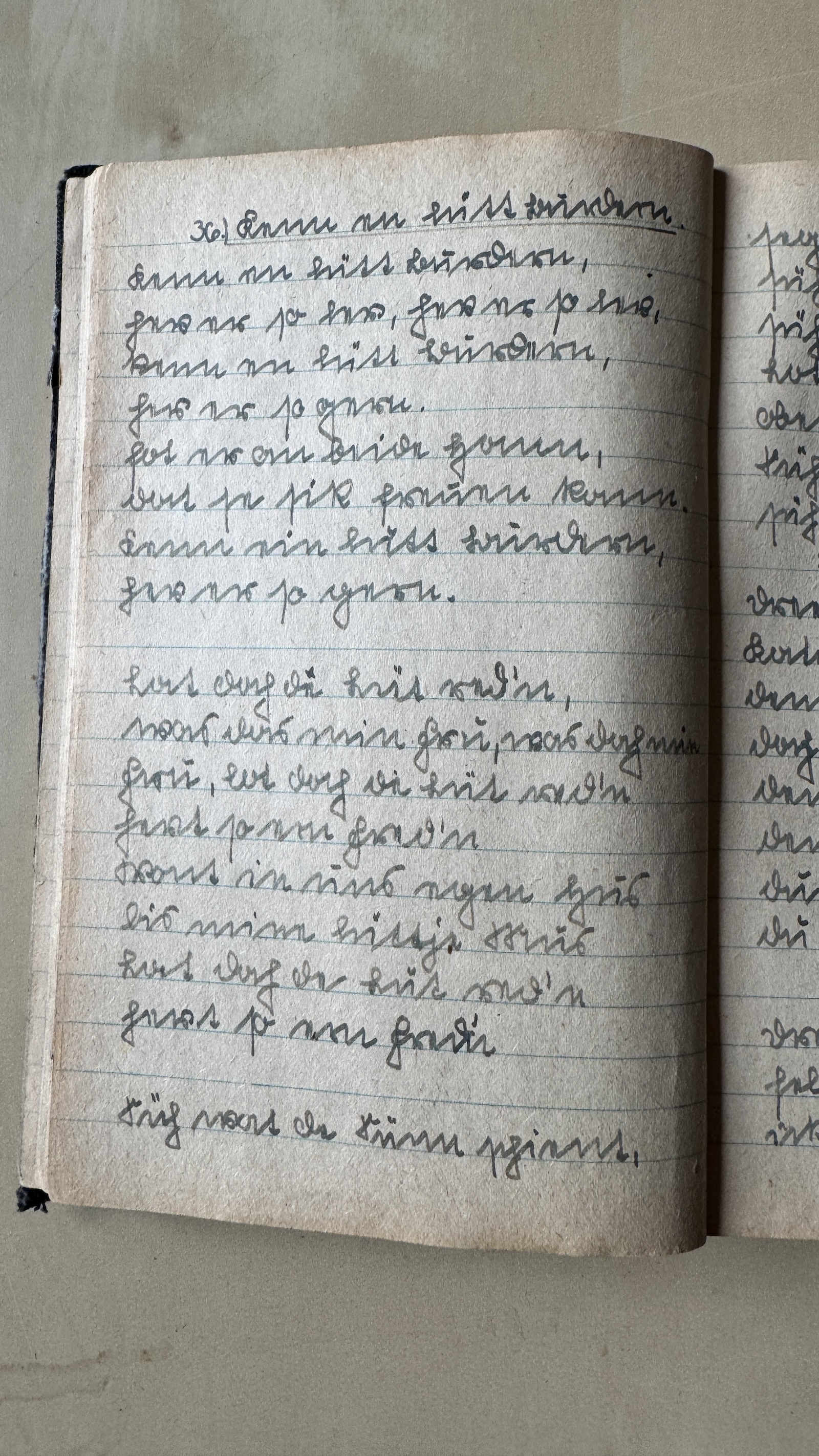 Original Liederbuch Seite 040