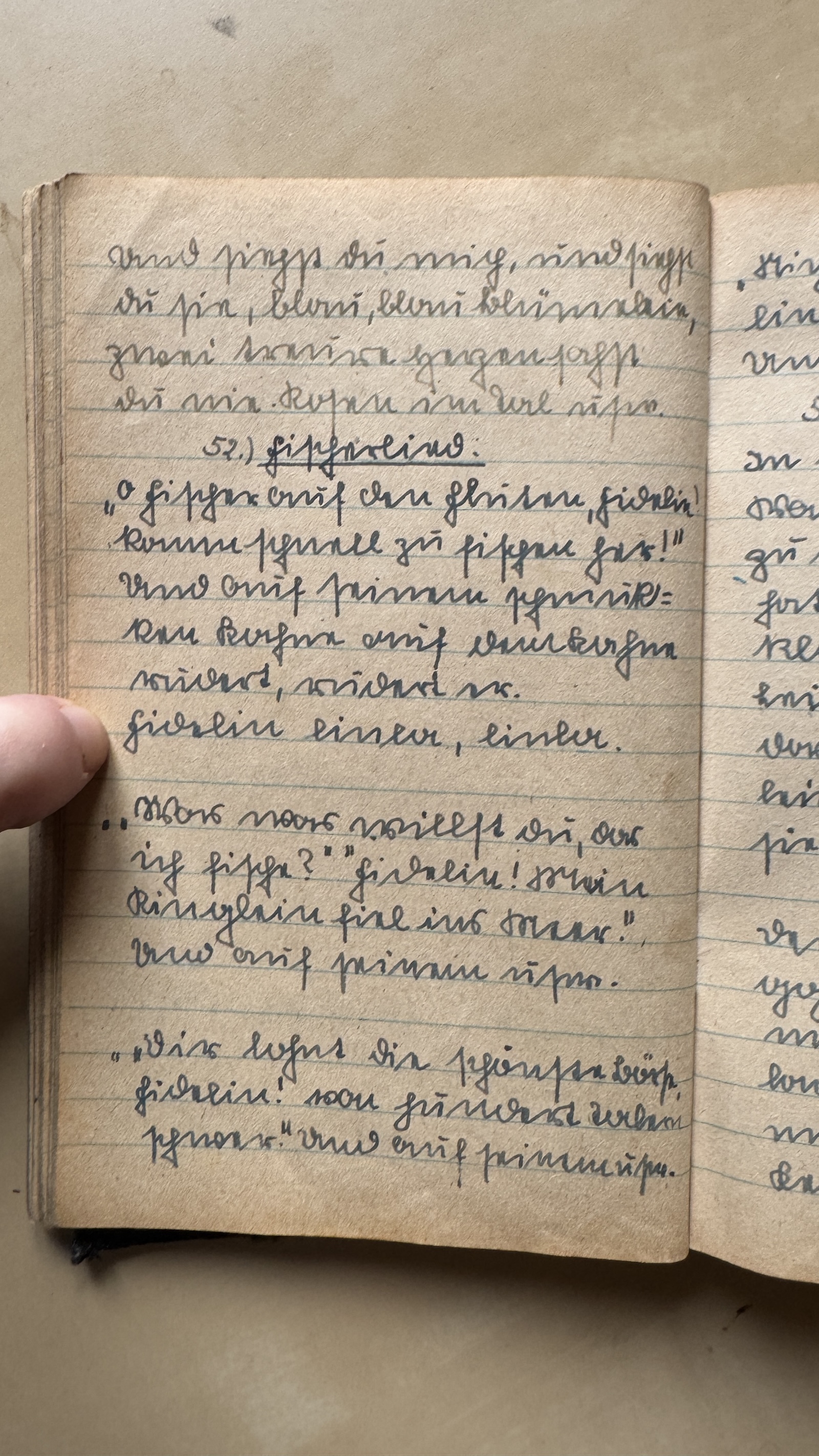 Original Liederbuch Seite 061