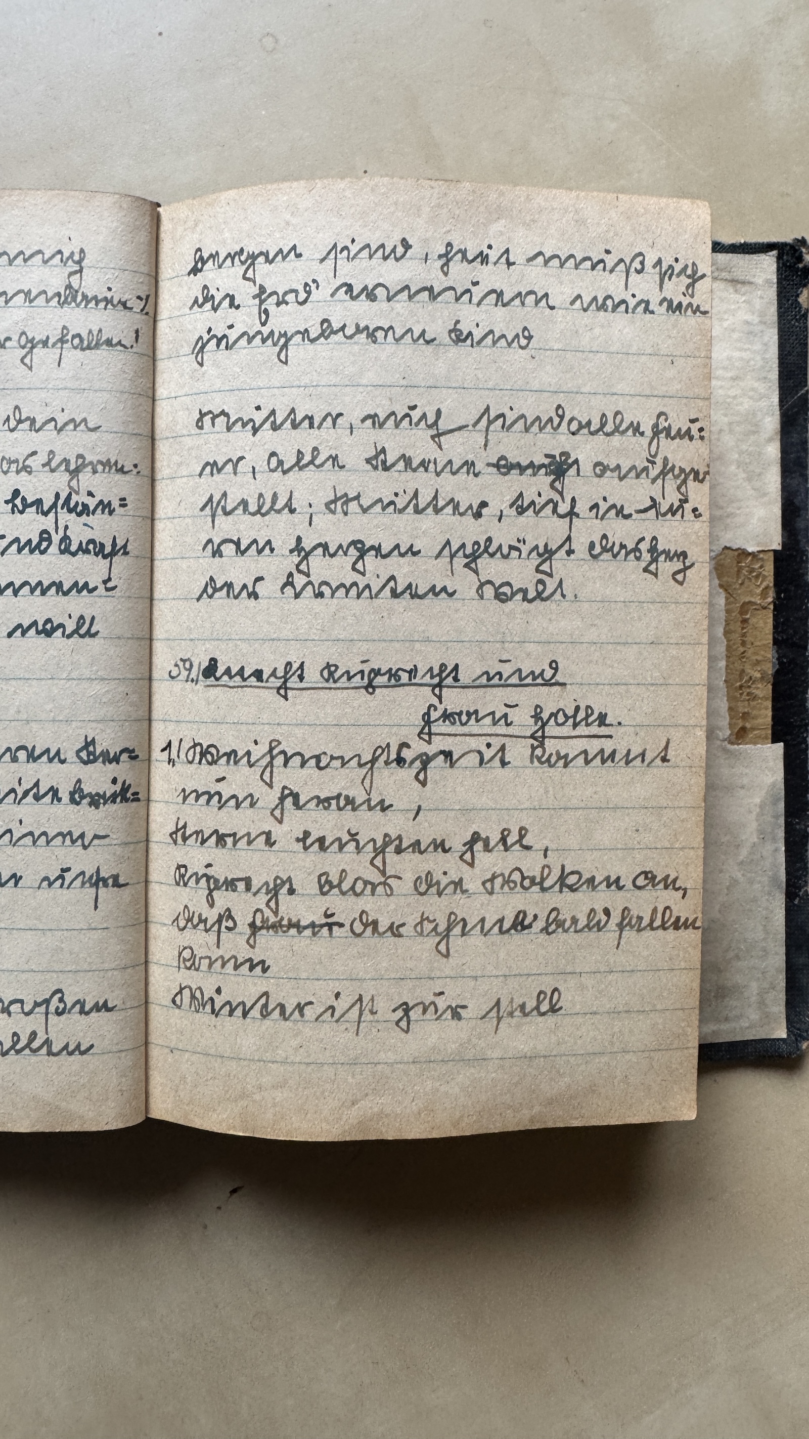 Original Liederbuch Seite 068