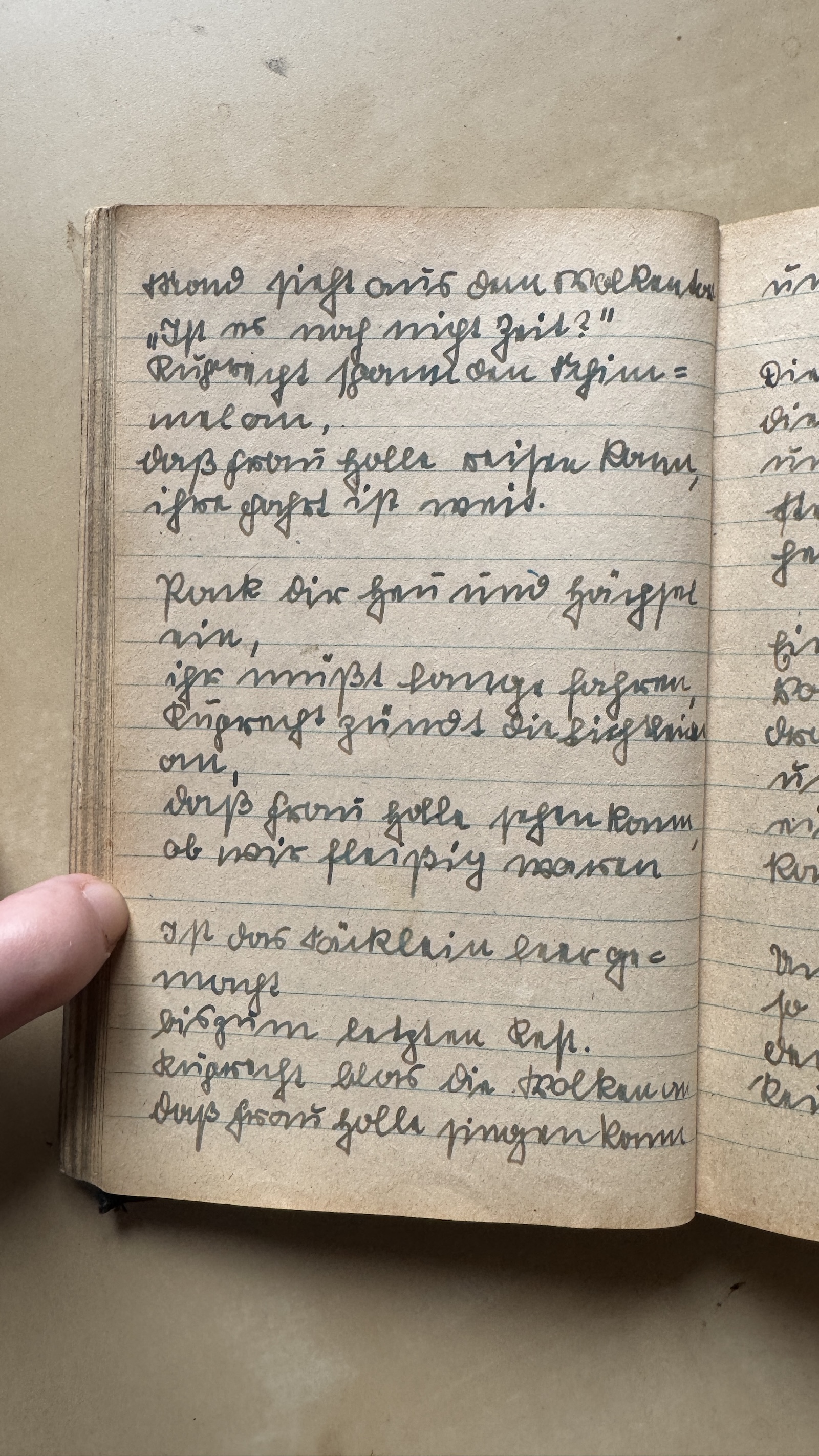 Original Liederbuch Seite 069