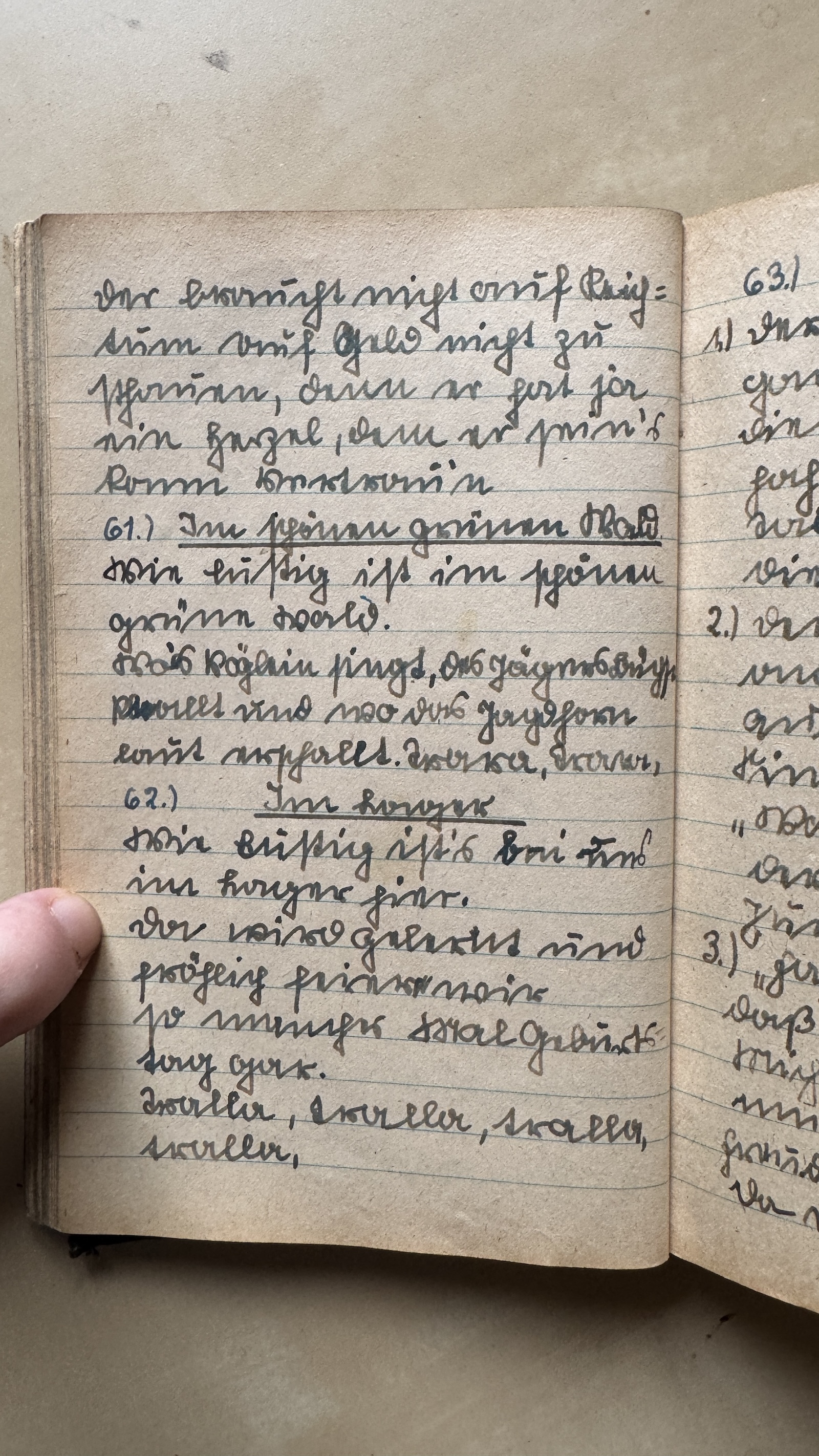 Original Liederbuch Seite 071