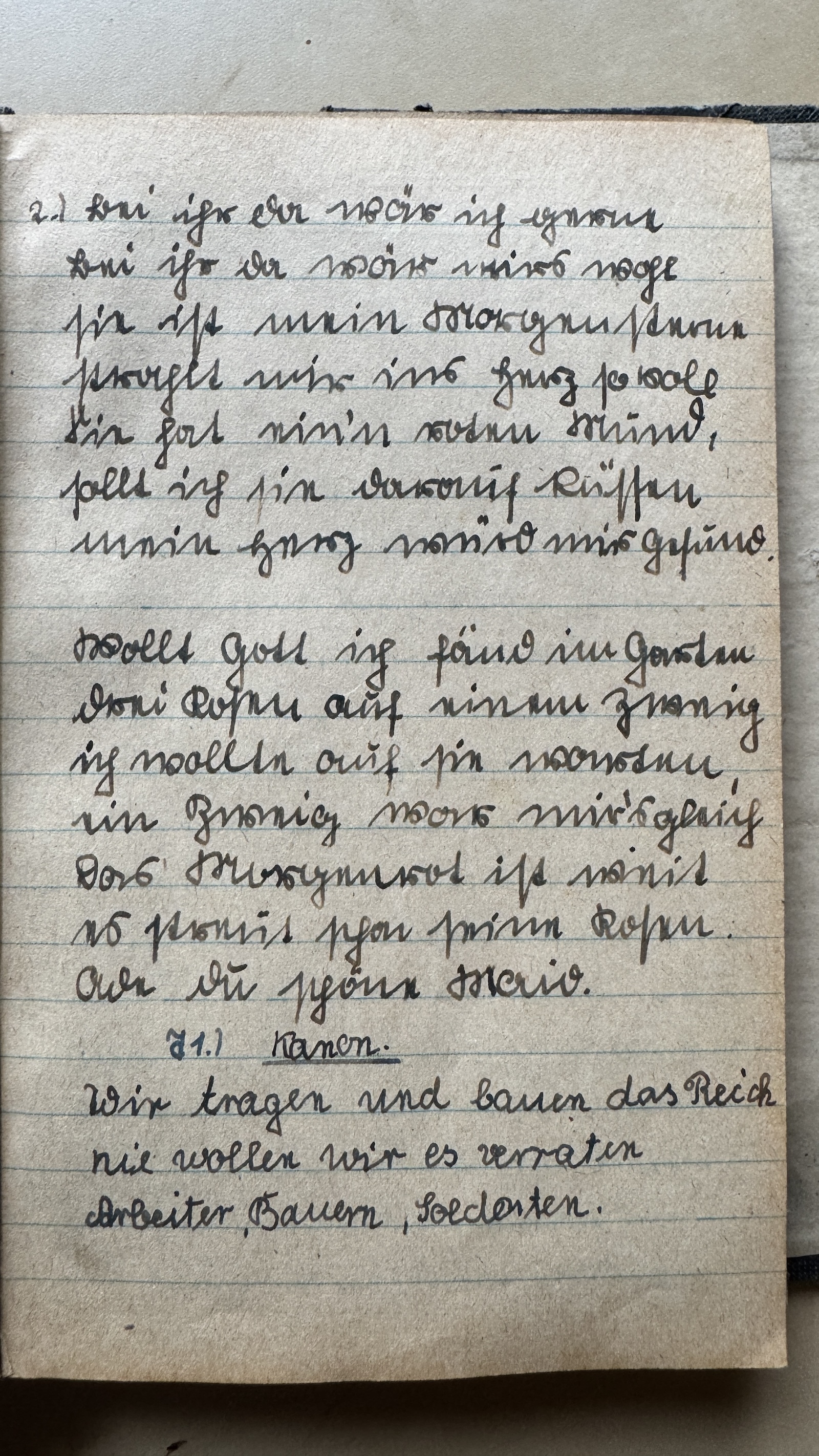 Original Liederbuch Seite 080