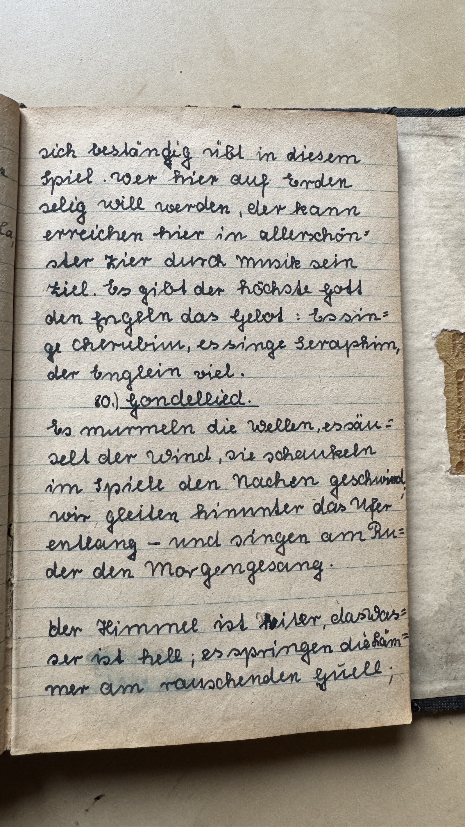 Original Liederbuch Seite 084